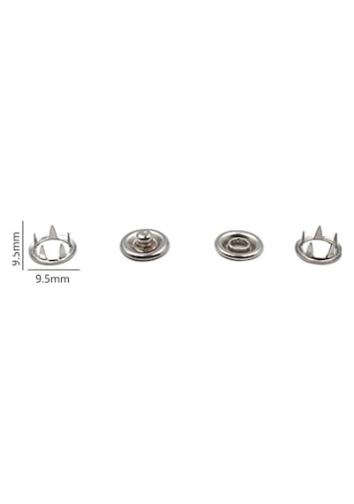 Yclshop 9.5 Mm Çıt Çıt Takma Çakım Makinesi Ve 100 Adet Çıt Çıt