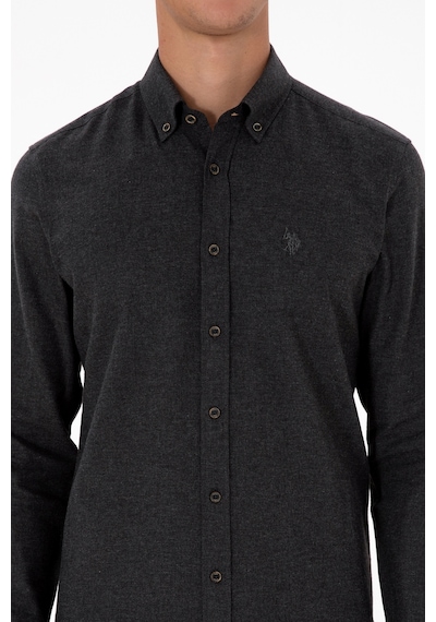 U.s. Polo Assn. Erkek Siyah Gömlek Basic 50316721-vr046 Siyah U.s. Polo Assn. Erkek Siyah Gömlek Basic 50316721-vr046 Siyah