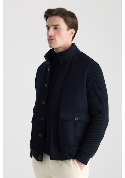 D's Damat Ds Damat Regular Fit Lacivert Düz Mont 5hc071221032m Çok Renkli