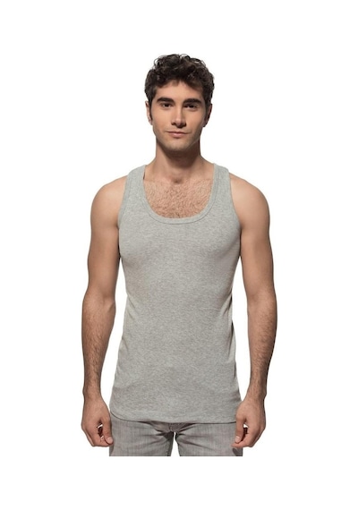 Özkan Underwear 6 Lı Paket Özkan Erkek Pamuklu Ribana Atlet 0113