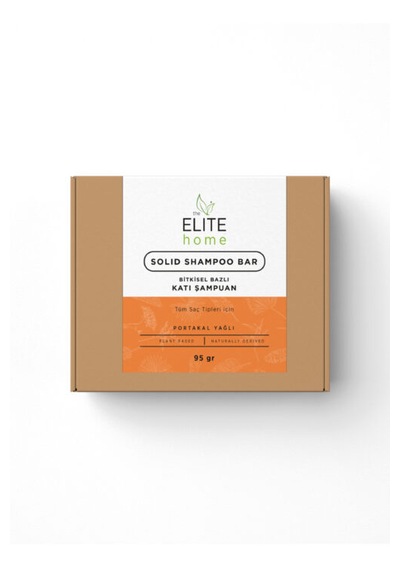 The Elite Home Portakal Özlü Bitkisel Katı Şampuan 95 G