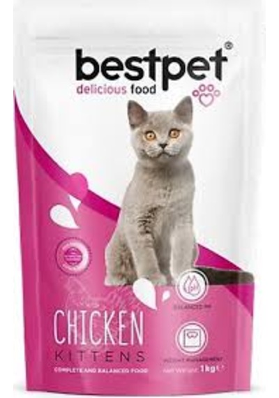 Bestpet Tavuklu Yavru Kedi Maması 1 KG