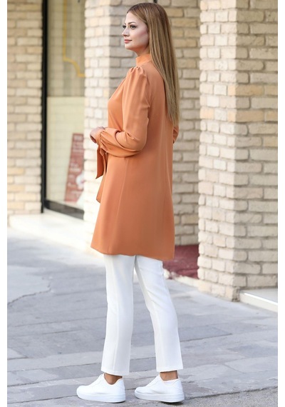 Esilanur Esila Tesettür Tunik Camel Camel