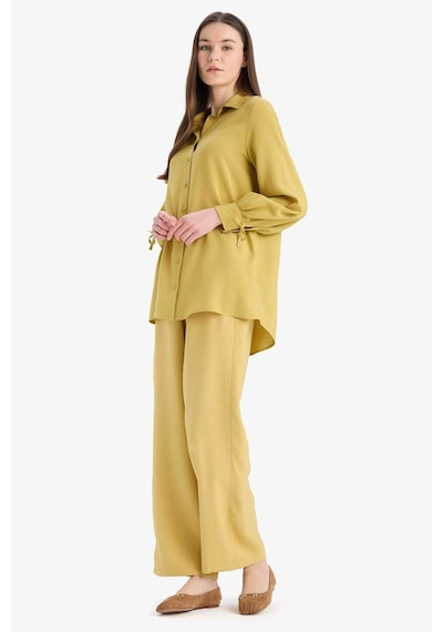 DeFacto Wide Leg Basic Düz Geniş Paça Pantolon E7979AX25SMKH519