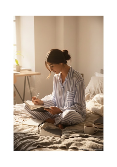 Lela Desenli Rahat Kesim Bol Paça Yazlık Bayan Pijama Takımı 6110014 Lila