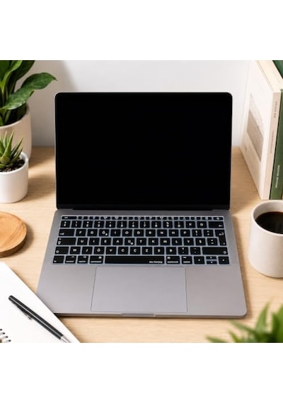 Macbook Klavye Koruyucu A1534 A1708 Uyumlu Türkçe F Baskılı Silikon Klavye Koruyucu Uk Enter Siyah
