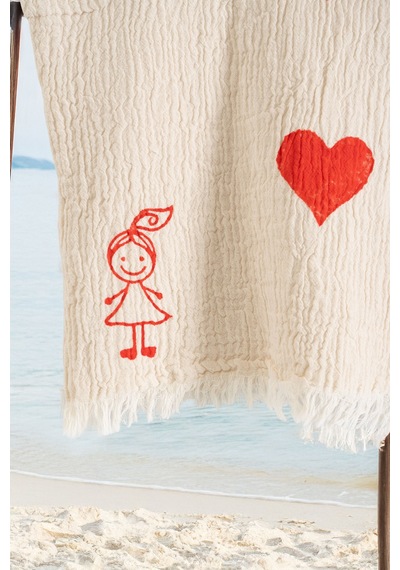 Varol Organik %100 Pamuk Müslin Çocuk Panço - Lovely Lovely/panco Standart