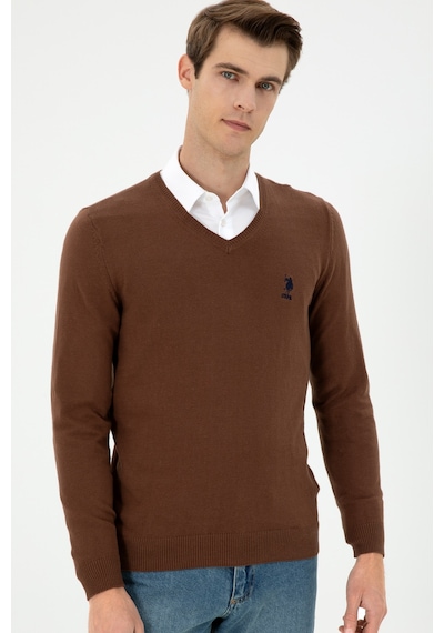 U.S. Polo Assn. Erkek Kahverengi Basic Kazak 50288881-VR029