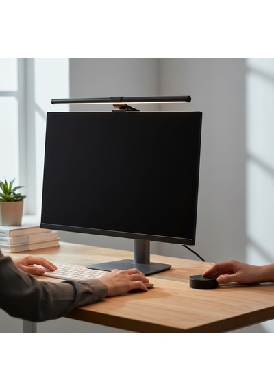51cm Led Monitör Işık Çubuğu, Ayarlanabilir Renk Sıcaklığı Ve Parlaklığı, Uzaktan Kumandalı, Dimmer Kontrol