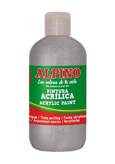 Alpıno Dv-0135 250 Ml Akrilik Metalik Boya Gümüş