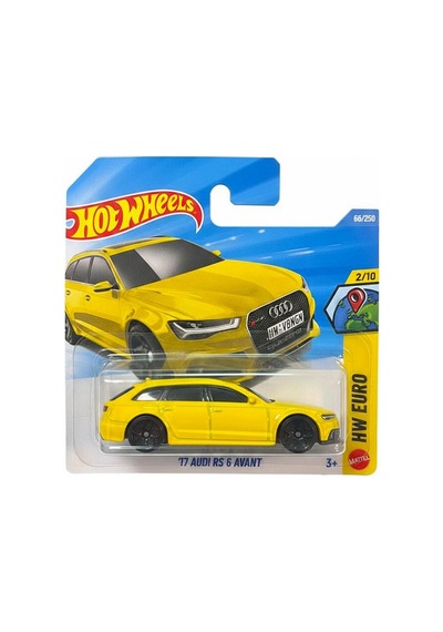 Hot Wheels Hw Euro 17 Audi Rs 6 Avant Jjj33 Sarı