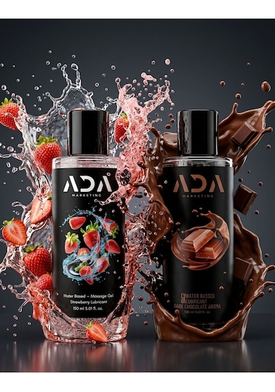 Yenilebilir Kayganlaştırıcı Jel 150 Ml Çilek Çikolata Aromalı 2li Set Anal Uyumlu