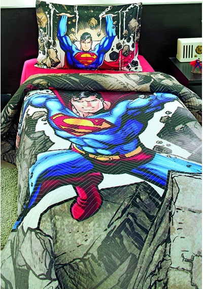 Özdilek Superman Stone Tek Kişilik Lisanslı Kapitone Çocuk Nevresim Takımı 42921