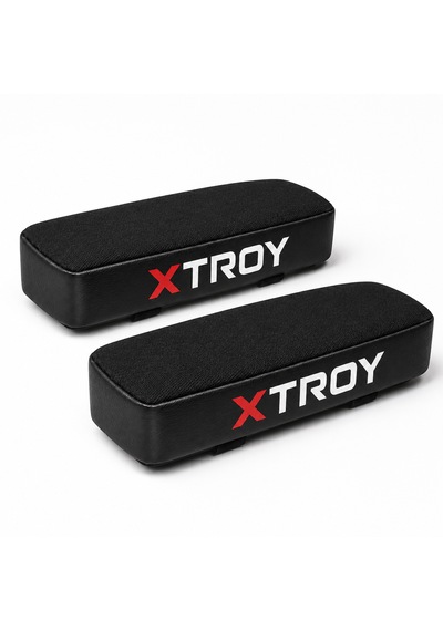 Xtroy Deri, Kumaş Kombinasyonlu Kol Destek Minderi Siyah