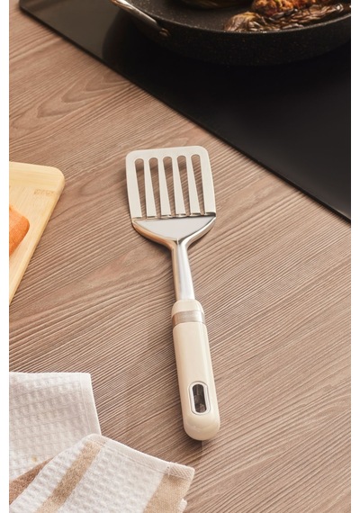 Karaca Mastermaid Oluklu Spatula Krem