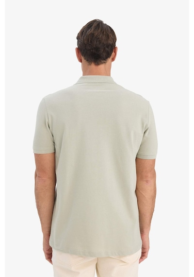 DeFacto %100 Pamuk Regular Fit Polo Yaka Kısa Kollu Basic Düz Pike Kumaş Tişört C1293AX25SPKH478