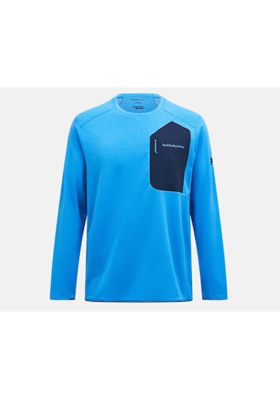 Peak Performance M Freelıght Polartec Grıd Erkek Günlük Sweatshirt G80161030t Mavi