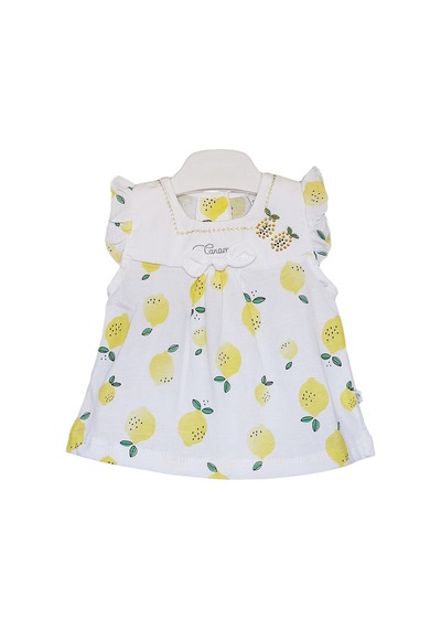 S-Mall Caramell Bebek Takımı - 3 Lü - Tkk6178 - Lemon - Beyaz