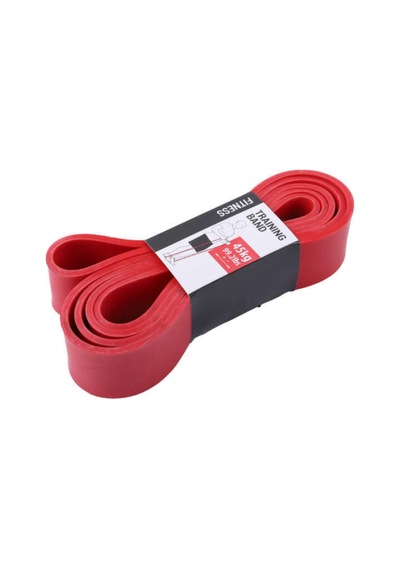 Direnç Lastiği - Direnç Bandı - Fitness Bandı - Fitness Lastiği - Crosstraining Lastiği - Zor Seviye Kırmızı