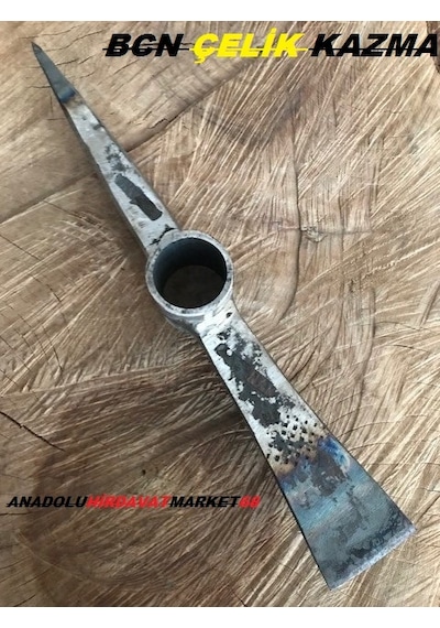 Bcn Dövme Çelik Kazma Madenci Kazması El Yapımı Mini Kazma