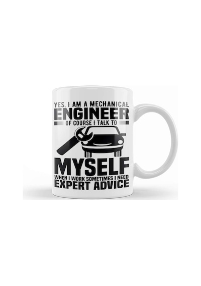 Yes I Am A Mechanical 01 Kupa Bardak Porselen Karışık
