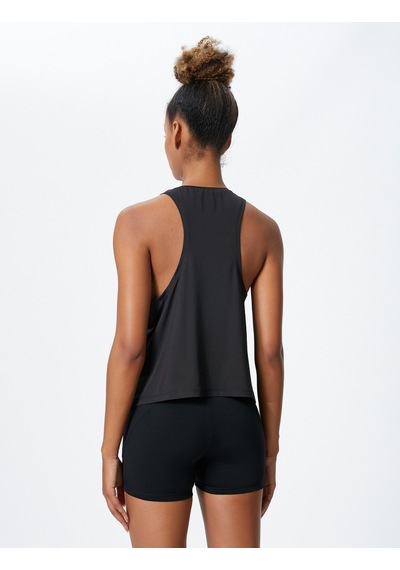 Koton Spor Atlet Kolsuz Slogan Baskılı Siyah 3sak30266nk 3SAK30266NK999 Siyah