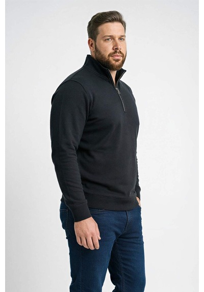 Defacto Regular Fıt Sweatshirt H1658ax26spbk81 Siyah-bk81