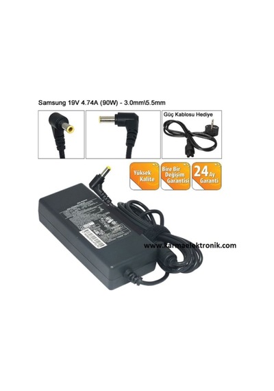 Samsung Np-x420-ja03d Uyumlu Notebook Adaptörü 19volt 4.74amper 24 Ay li