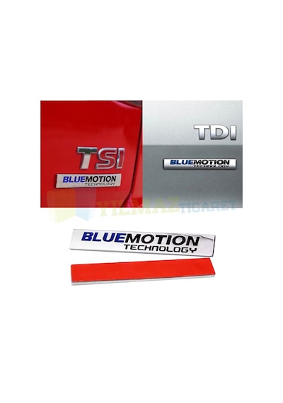 Volkswagen Bluemotion Bagaj Logo Passat Cc Tiguan Paslanmaz Çelik