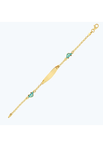 Altınbaş 22 Ayar Altın Çocuk Araba Künye Bjrbl0011-25925 Renkli