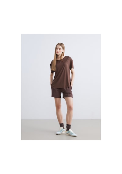 LC Waikiki Alıta Cıty Farkıyla Koor Sport Kahverengi İnterlok Düz Standart & Regular Kadın Spor Şort Kahverengi - 924126360 Kahverengi LC Waikiki Alıta Cıty Farkıyla Koor Sport Kahverengi İnterlok Düz Standart & Regular Kadın Spor Şort Kahverengi - 924126360 Kahverengi