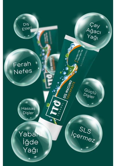 Tto Florürsüz Çay Ağacı Yağlı Diş Macunu 75 ML