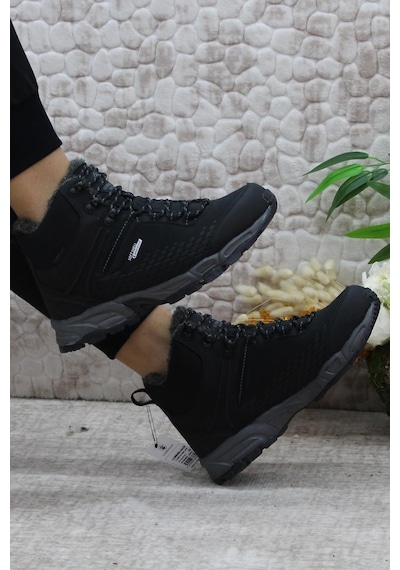 Lumberjack Flake Hi Kürklü Orijinal Ürün Su Geçirmez Waterproof Outdoor Bot Siyah