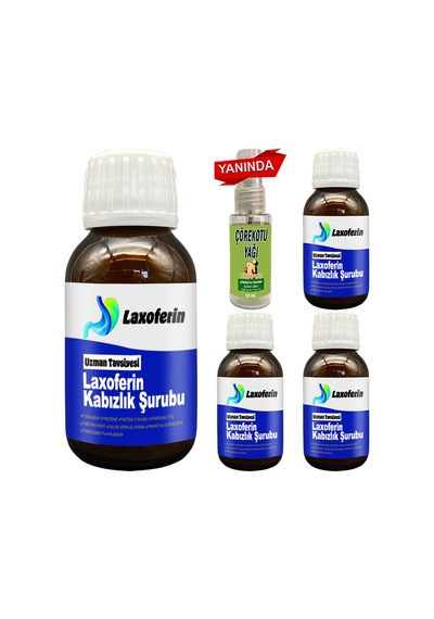 Laxoferin Şurup 50ml: 4 Şişe + Çörek Otuyağı / Bay&amp Bayan