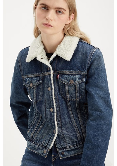 Levi's Bayan Kot Ceket 36136-0063 Koyu Mavi Koyu Mavi