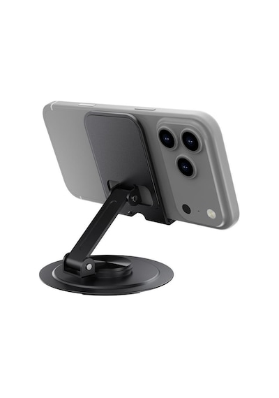 C151 360 Dönebilen Metal Telefon Tutucu - Profesyonel Masaüstü Telefon Standı