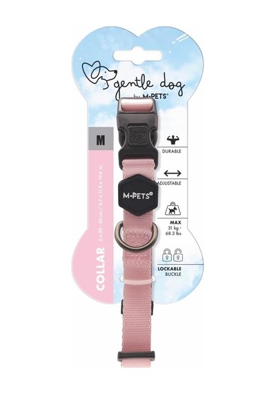 M-pets Gentle Dog Boyun Tasması M Pink
