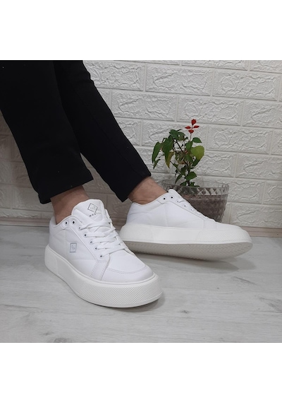 Bestof 514 Beyaz Fuspetli Hafif Spor Ayakkabı 001