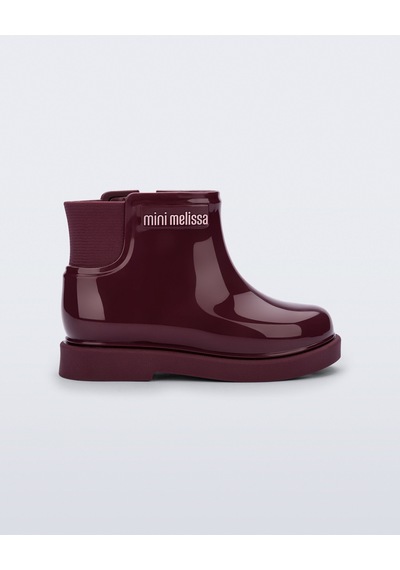 Mini Melissa Chelsea Boot Iı Kız Çocuk Bordo Yağmur Botu