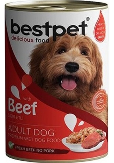 Bestpet Sığır Etli Konserve Yetişkin Köpek Maması 400 G