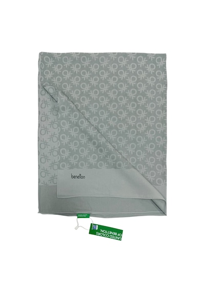 Benetton Elegante Şal - Uno - Çelik Yağmuru