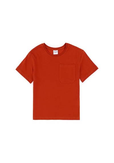 U.S. Polo Assn. Erkek Çocuk Kiremit Bisiklet Yaka Tişört 50295428-VR031