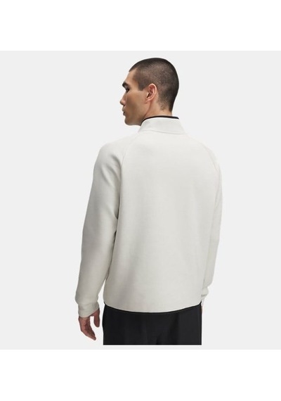 Under Armour Unstoppable Flc Half Zip Erkek Sweatshirt-33323 beyaz
