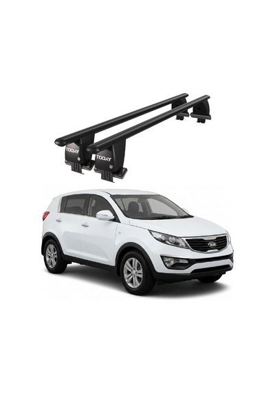 Royal Kia Sportage 2010-2013 Uyumlu Siyah Kilitli Ara Atkı Port Bagaj Tavan Barı