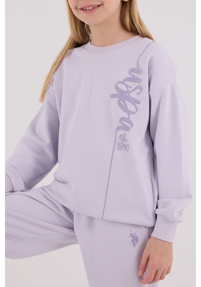 U.S. Polo Assn. U.s. Polo Assn Kız Çocuk Mor Eşofman Takımı Us2304-c-v2 Mor