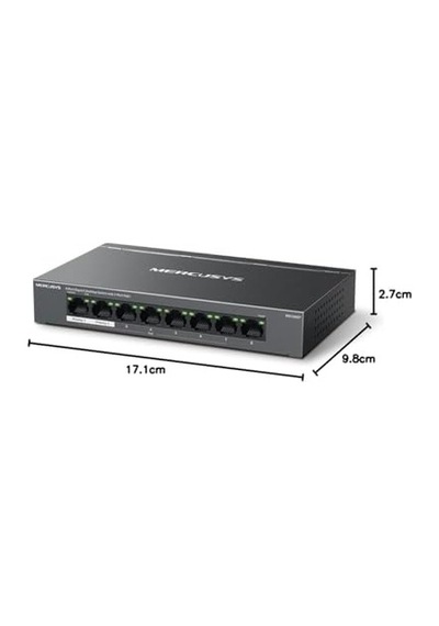 Ms108gp, 8-port Gigabit Desktop Switch With 7-port Poe+
