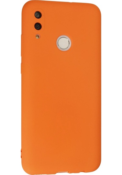 Cosmotex Newface Huawei P Smart 2019 Kılıf Nano İçi Kadife Silikon - Turuncu