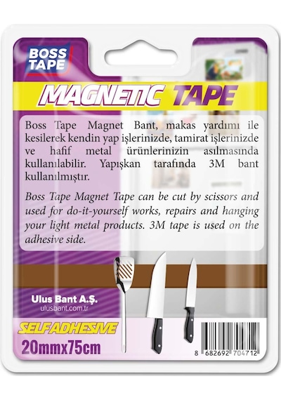 3M Yapışkanlı Şerit Magnet Mıknatıs Bant