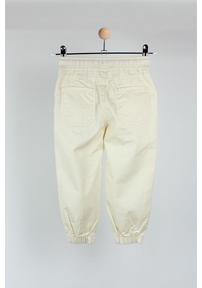 Escabel Erkek Bebek Poplin Jogger Pantolon Krem