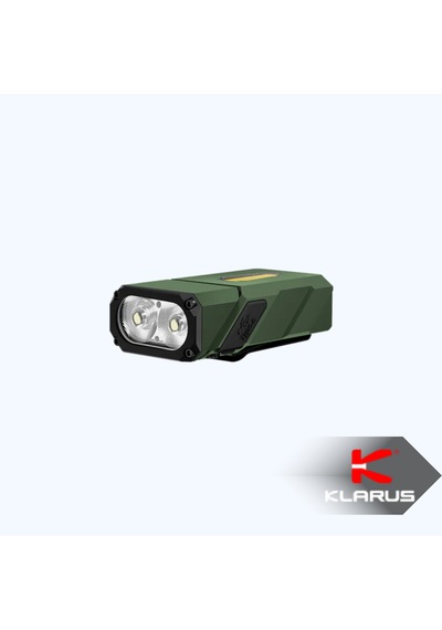 Klarus E8 Triple-light 1000 Lümen El Feneri Yeşil
